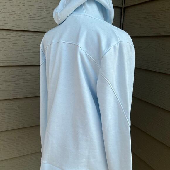 Under Armour Cold Gear hoodie sweatshirt blue, women's Loose M - Picture 4 of 9